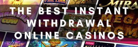 online casino same day withdrawal